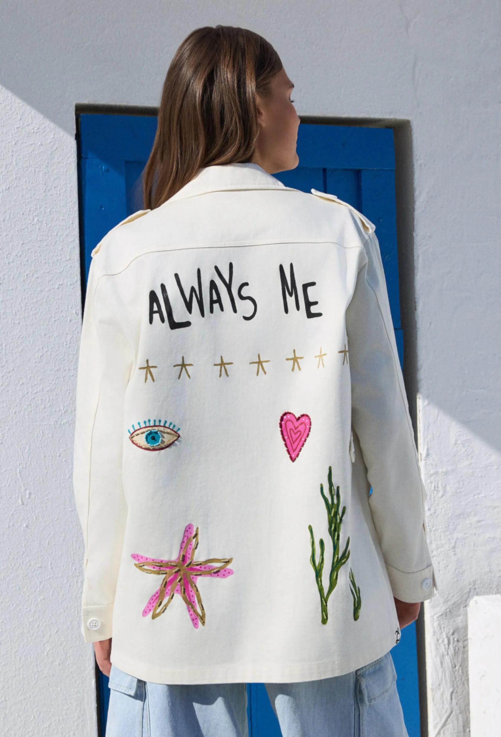 Always Me Army Jacket Off White