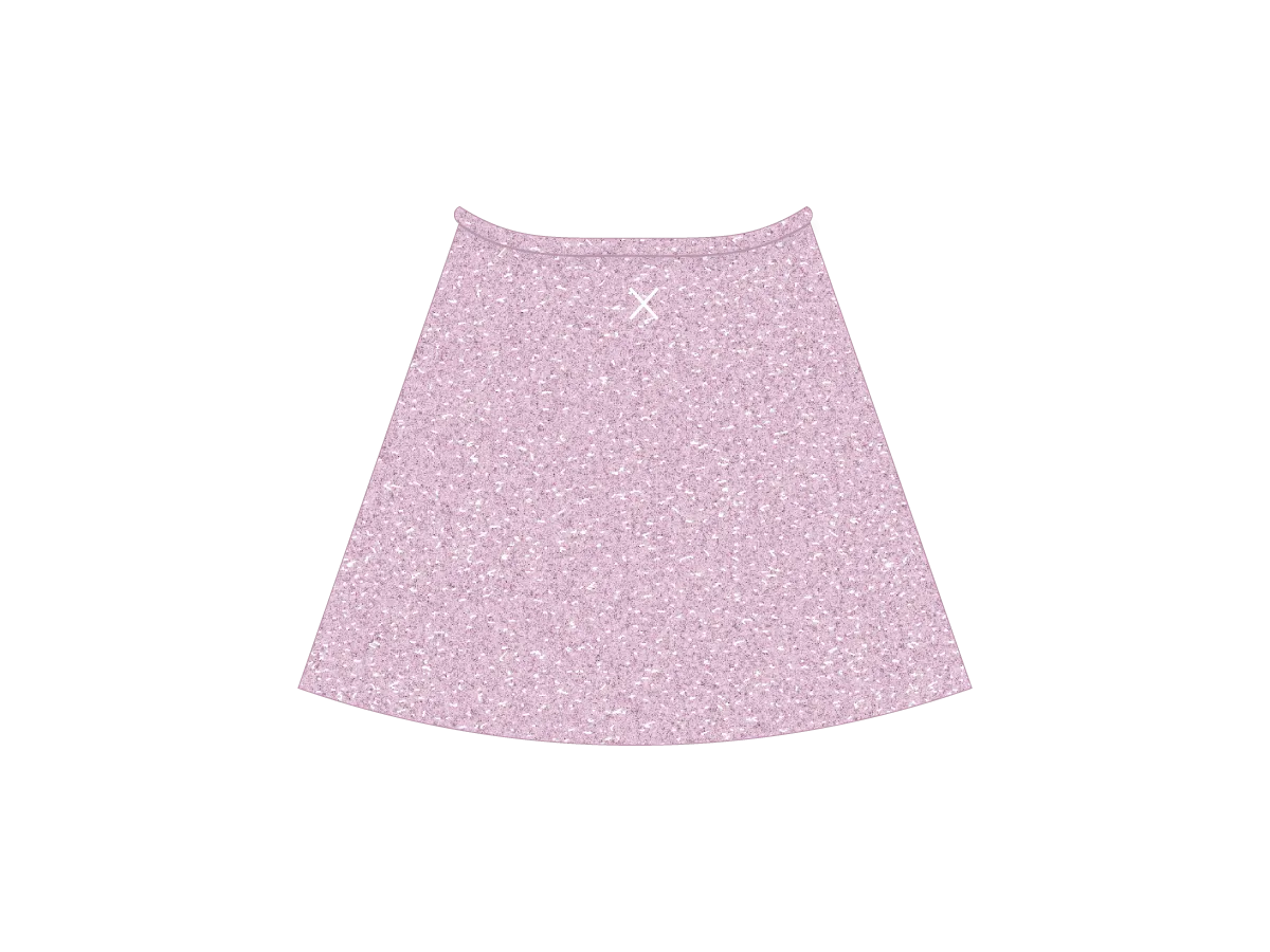 Amethyst Shimmer Wrap Skirt
