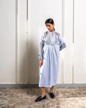 Barcode Stripe Day Dress