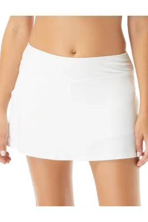 Beach House Emma Pull-On Swim Skort, White (H58371)