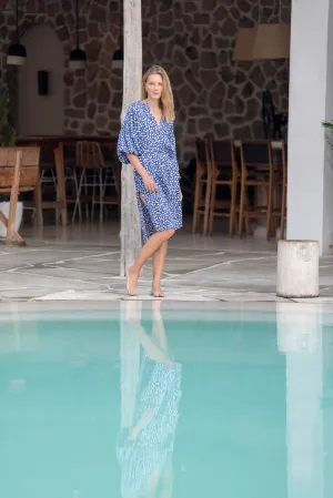 Button Down Geo Dot Dress