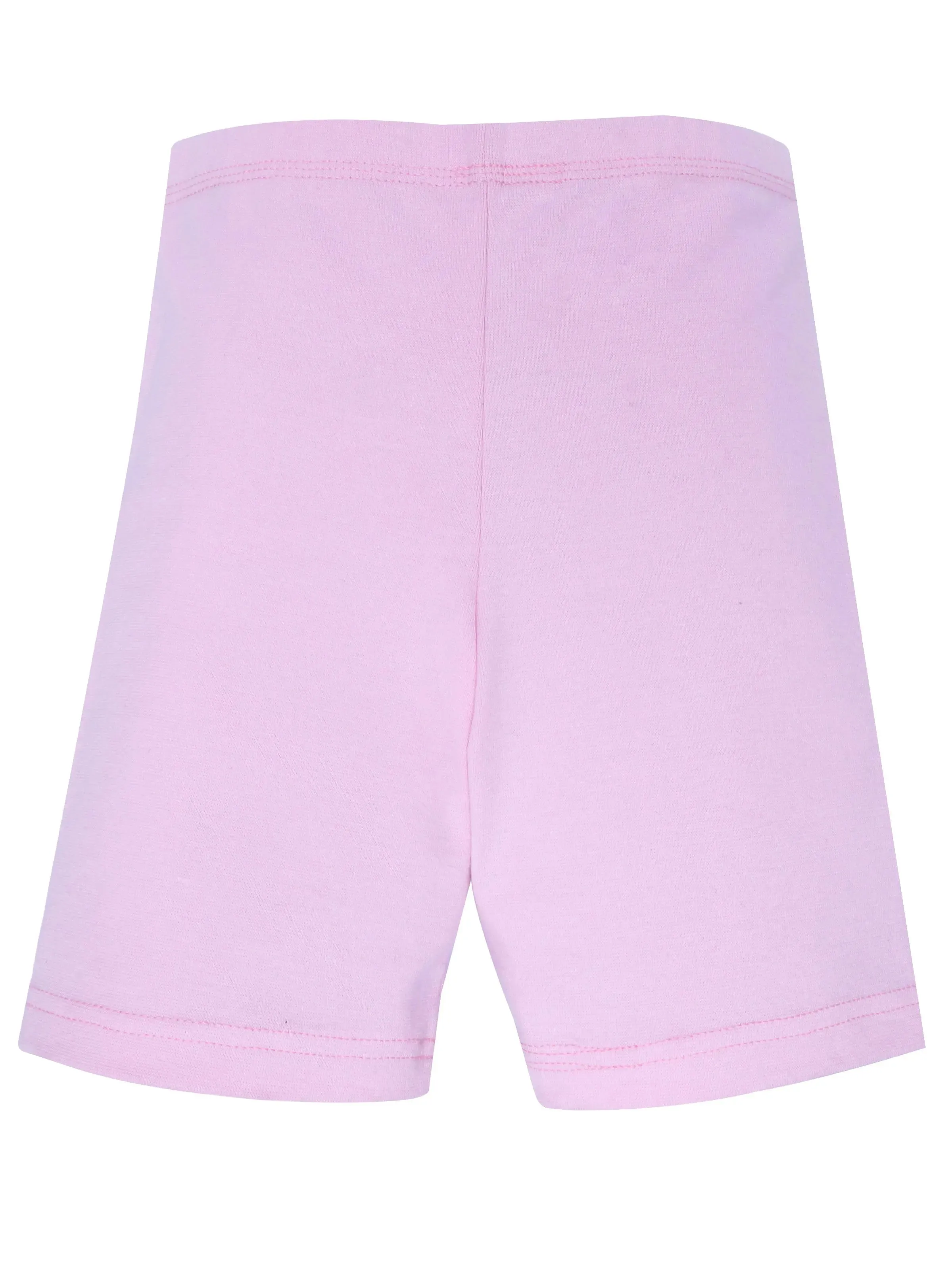 D'chica Pink Bralette and Cycling Shorts Set | Athleisure Wear