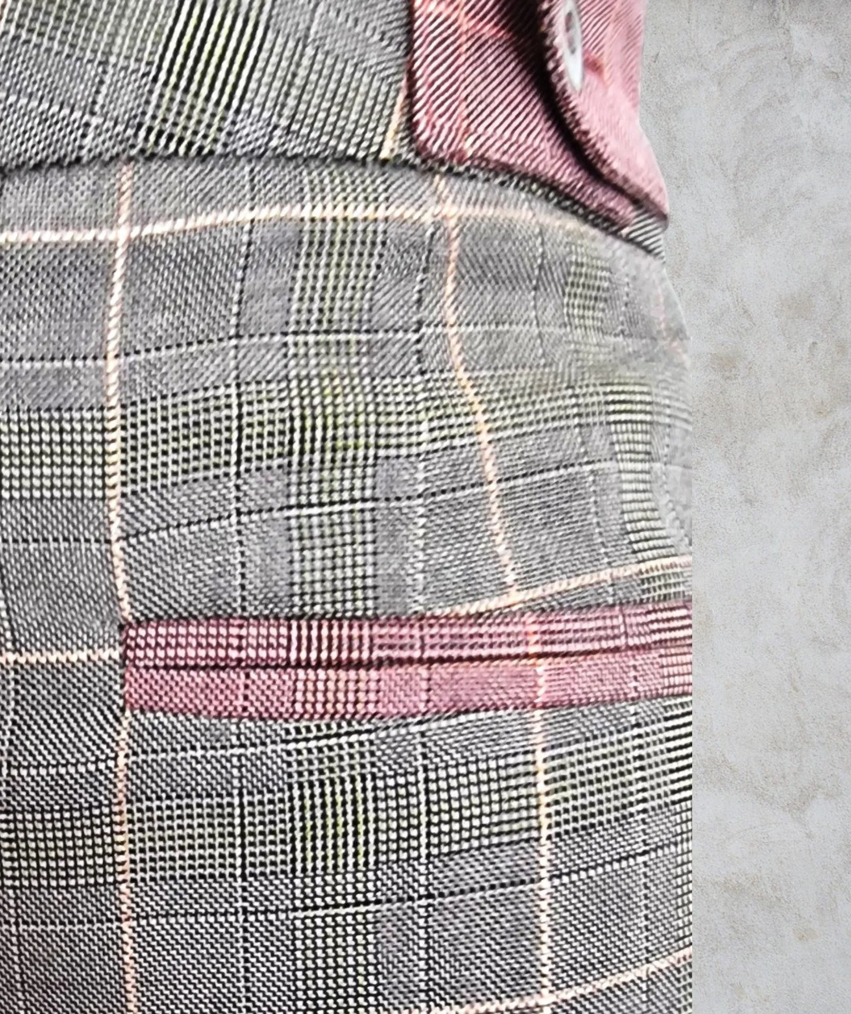 Diane von Furstenberg Womens Brown Plaid Wide Leg Trousers UK 10 US 6 EU 38
