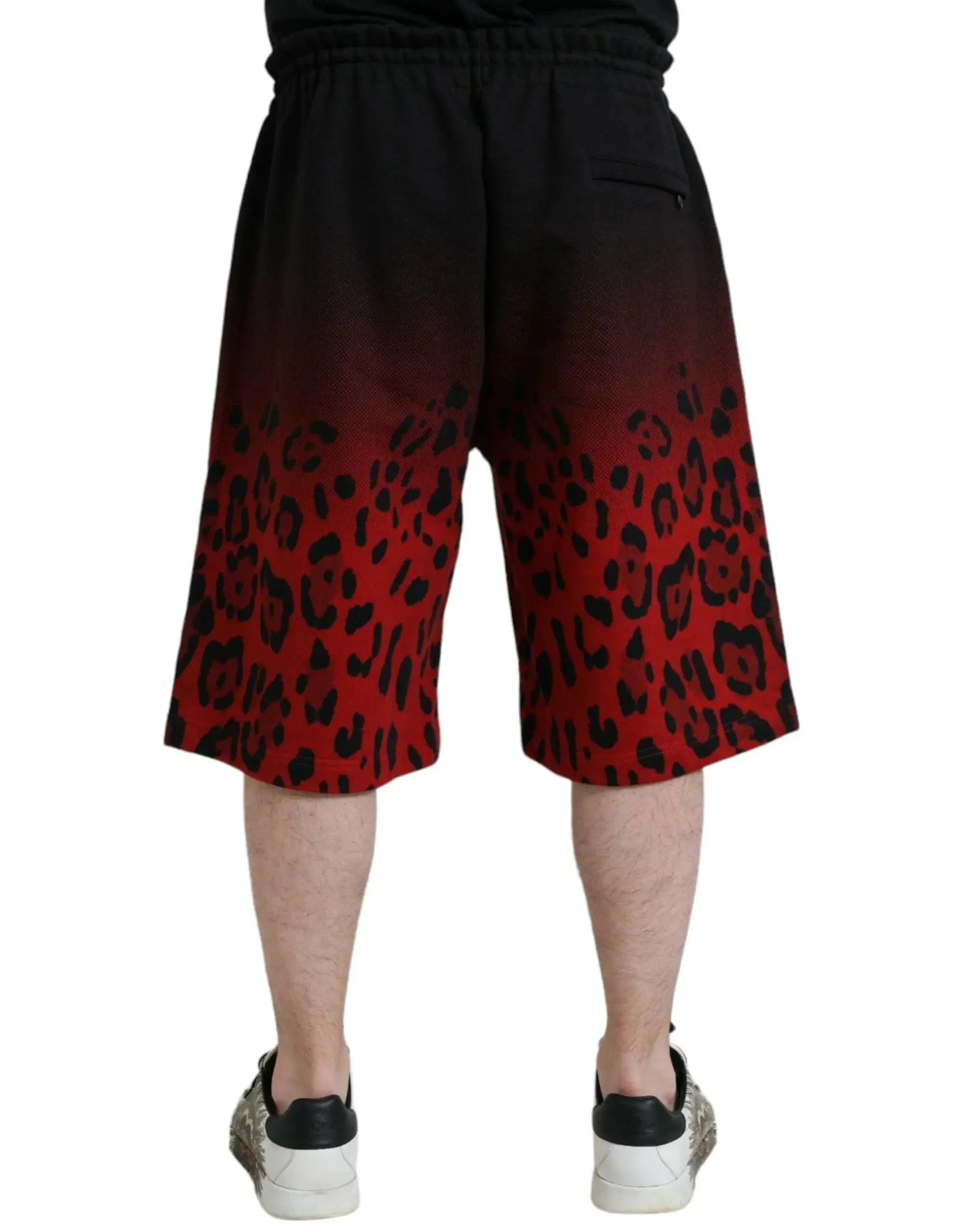 Dolce & Gabbana Gradient Leopard-Print Shorts