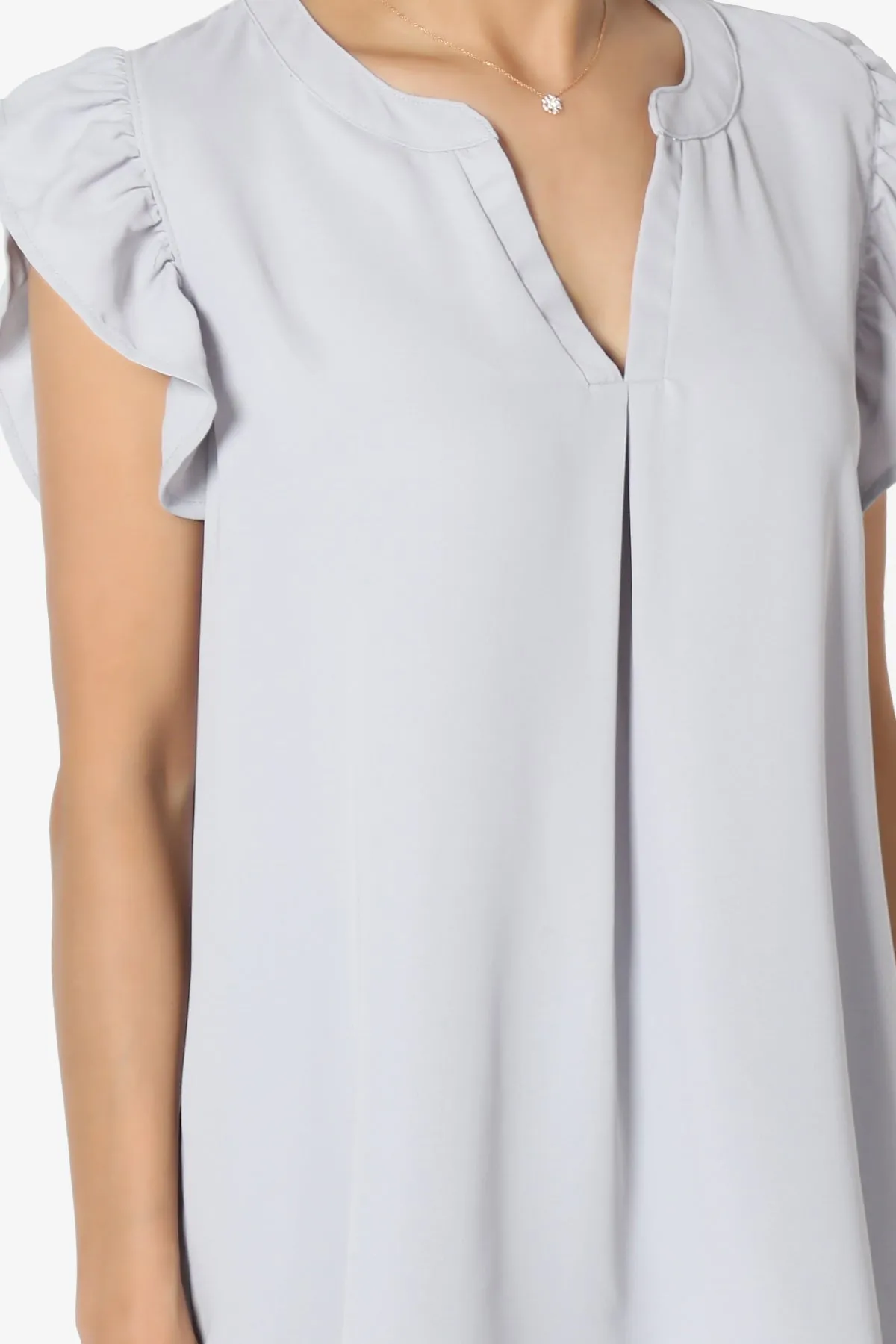 Flamin Ruffle Short Sleeve Blouse PLUS