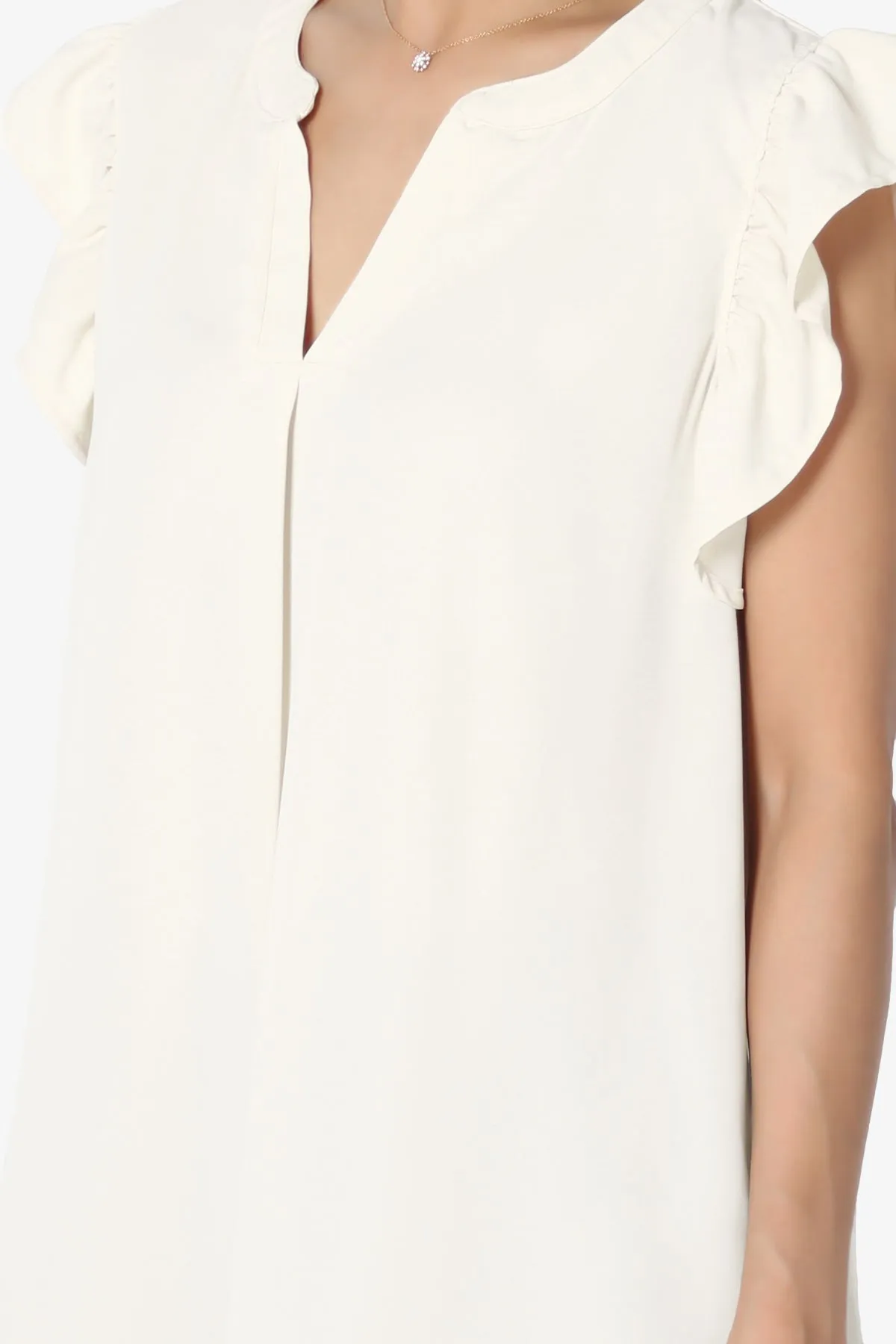 Flamin Ruffle Short Sleeve Blouse PLUS