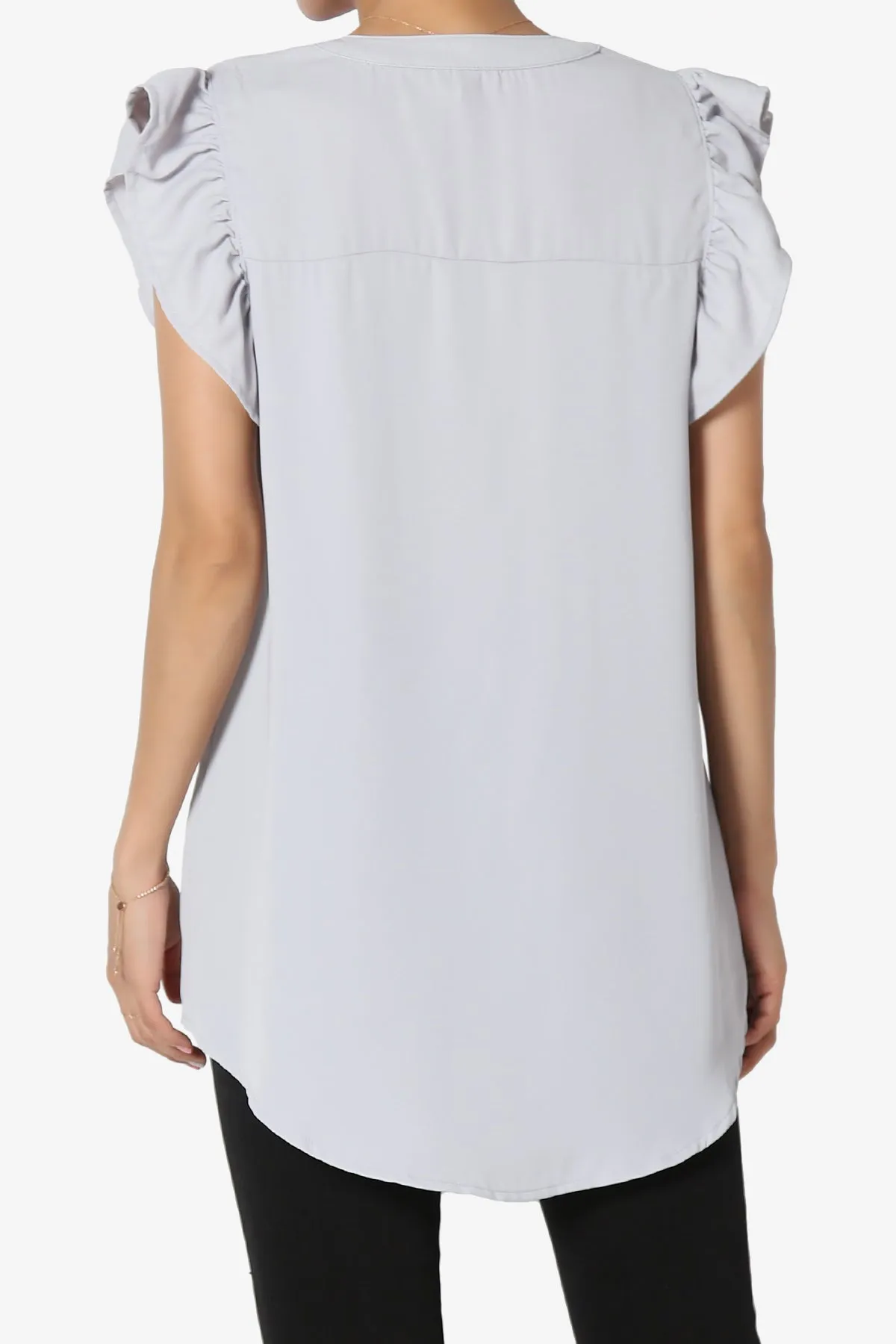 Flamin Ruffle Short Sleeve Blouse PLUS