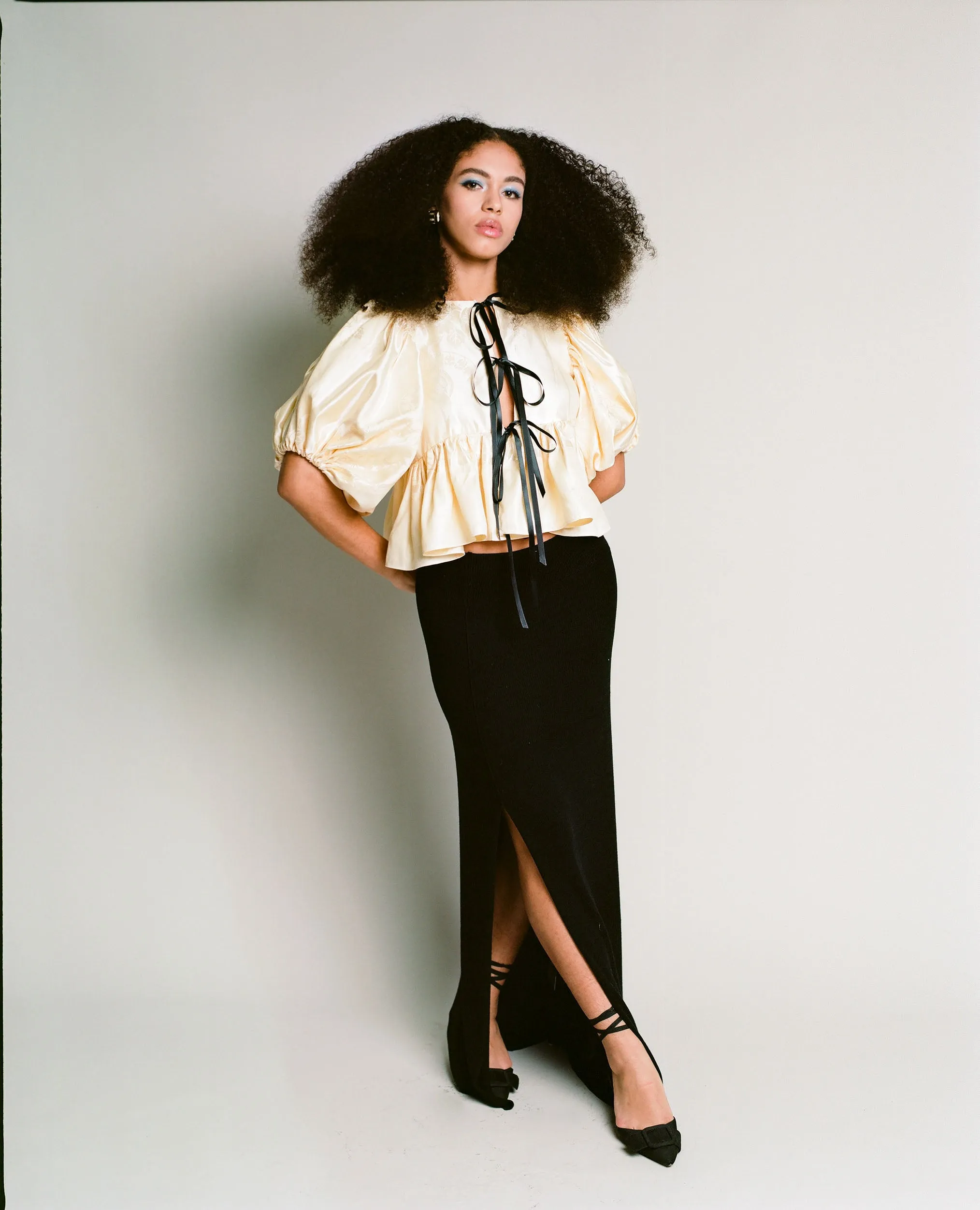 Kels Top in Vintage Creme by Madeline Marie