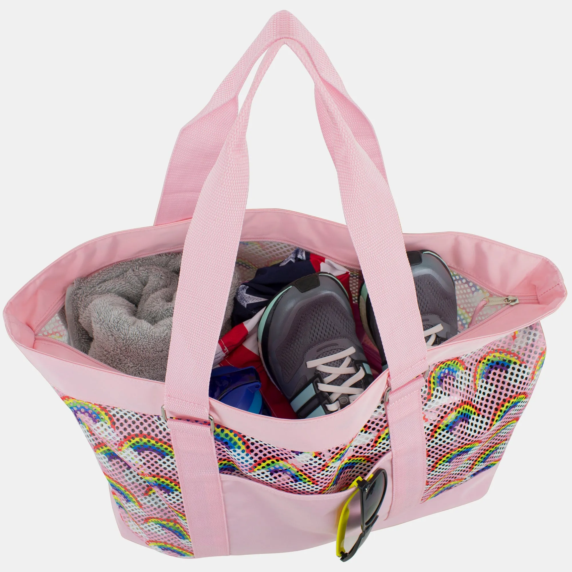 Mesh Beach Large Tote Bag