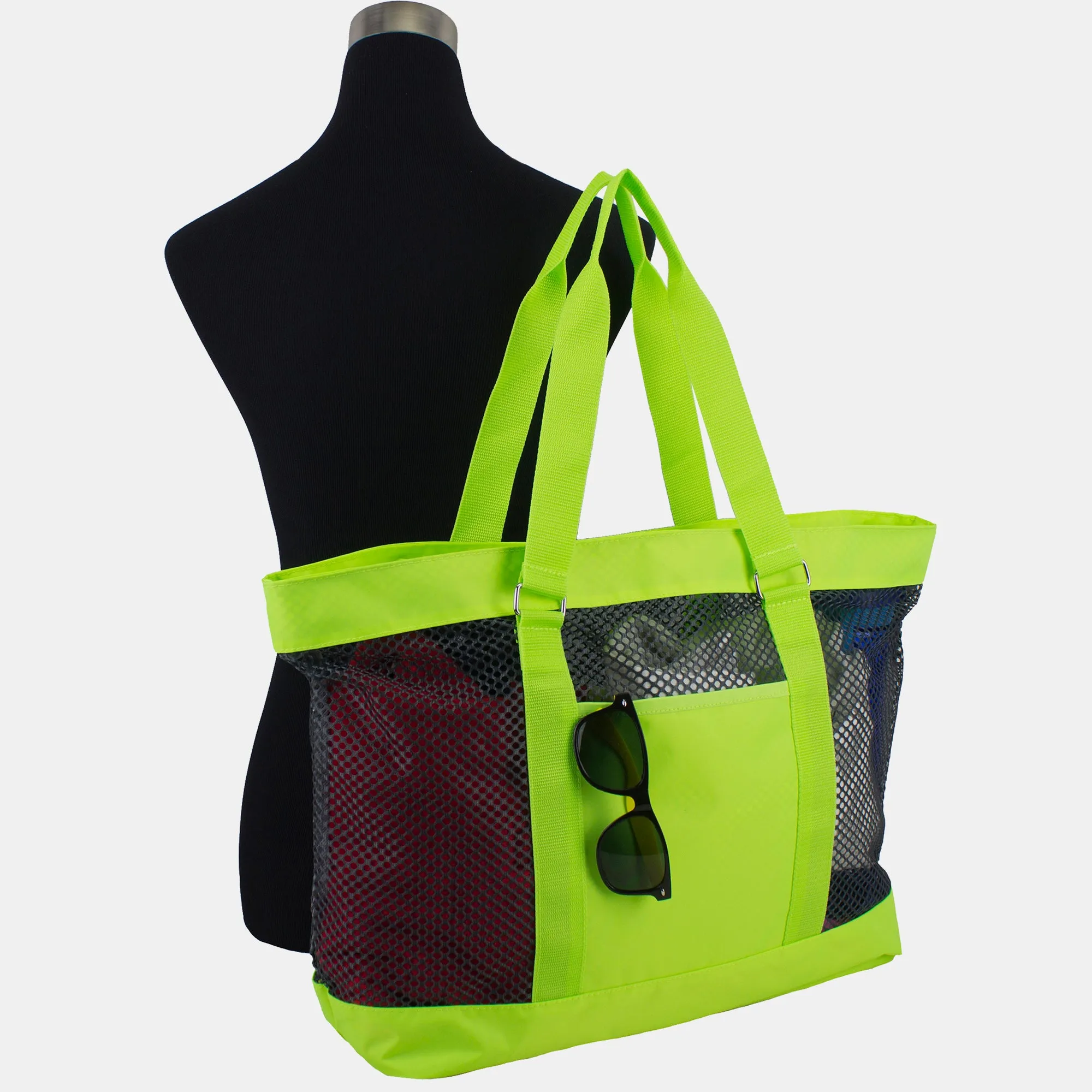 Mesh Beach Large Tote Bag