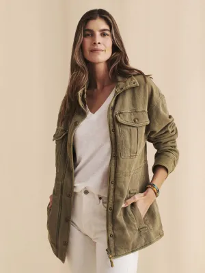 Monterey Utility Jacket in Hawkeye Green