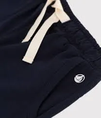 Navy Cotton Shorts