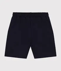 Navy Cotton Shorts