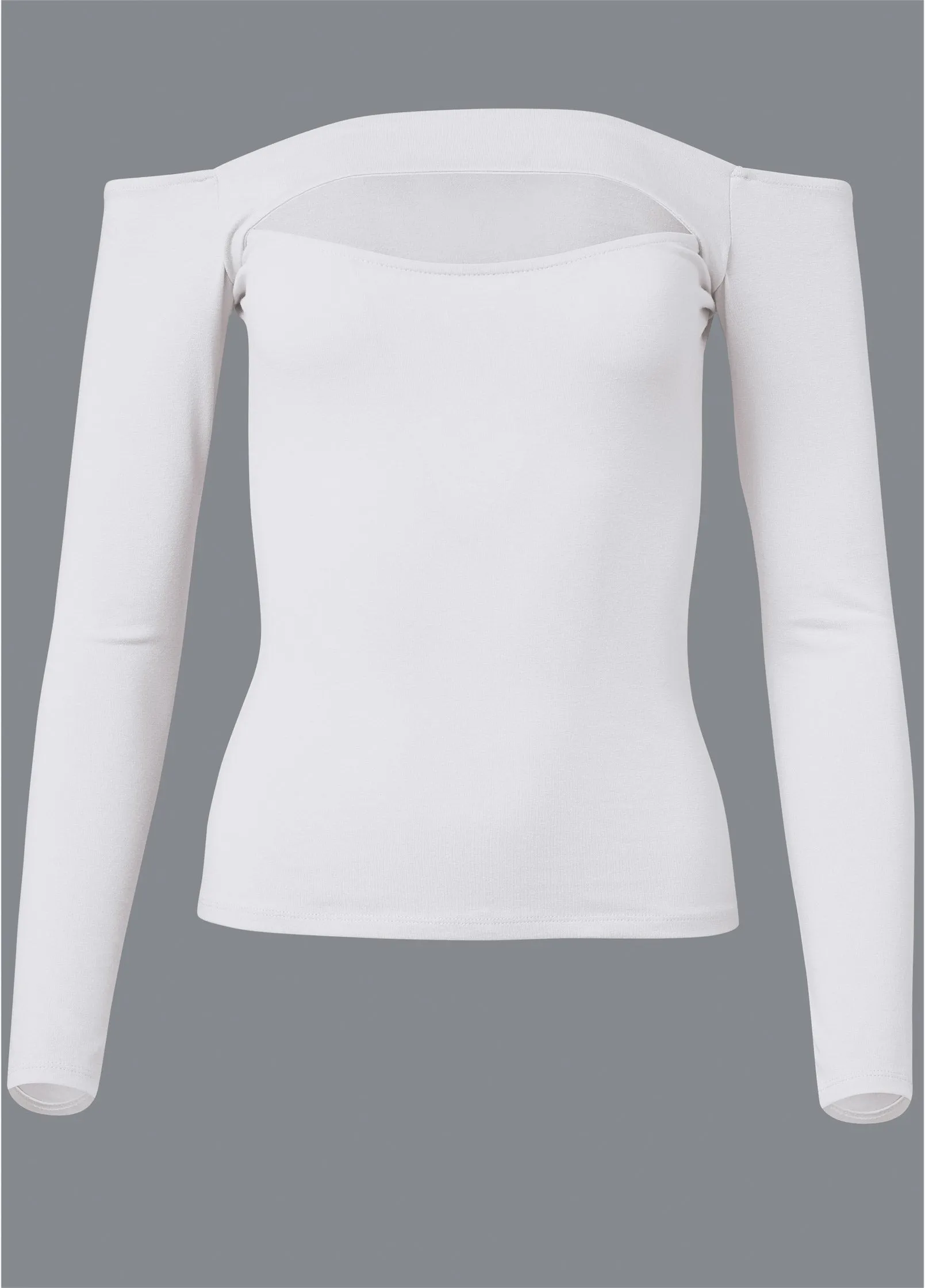 Off-The-Shoulder Top - White
