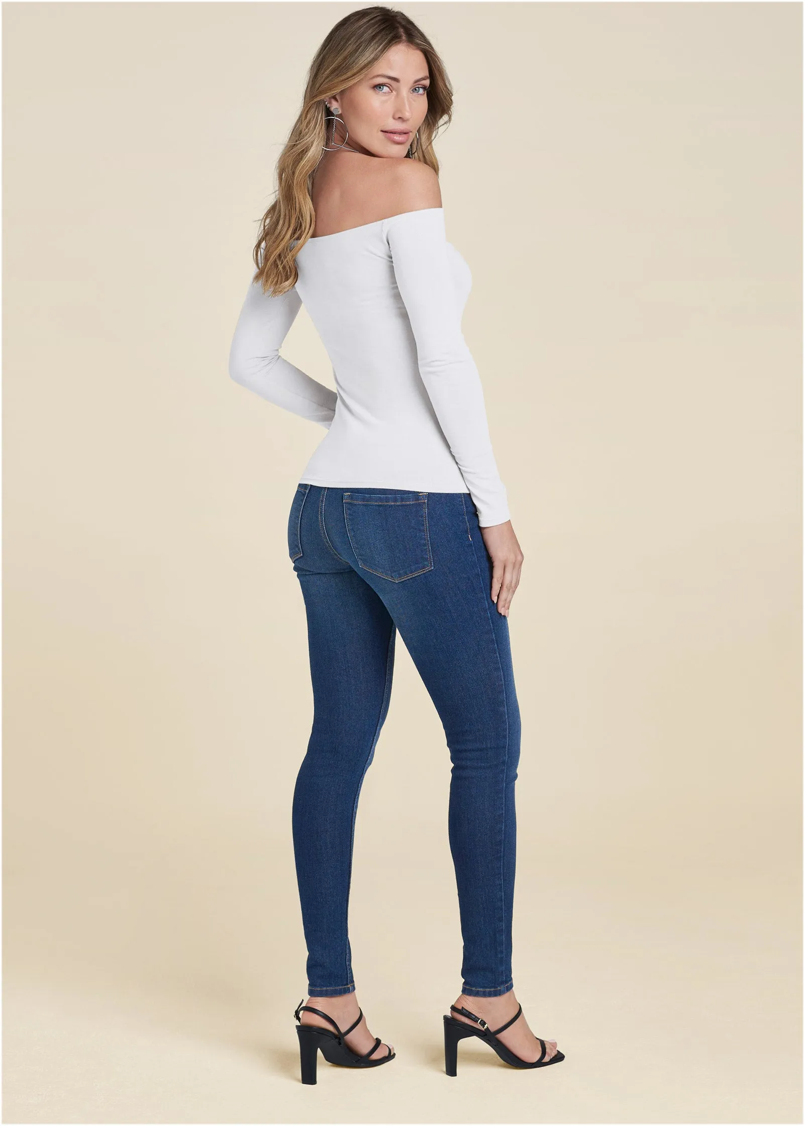 Off-The-Shoulder Top - White