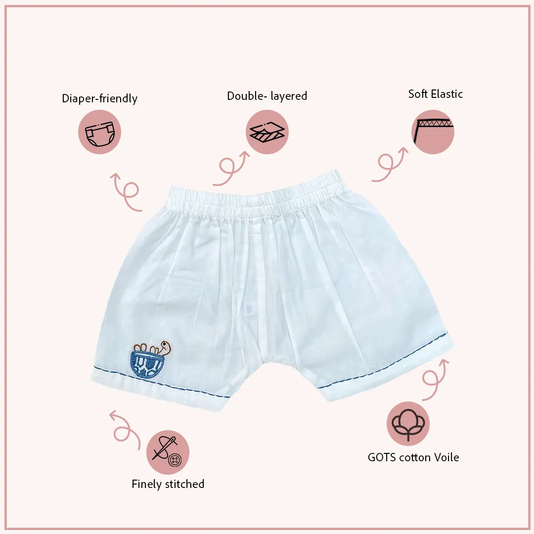 Organic Cotton Turtle Shorts