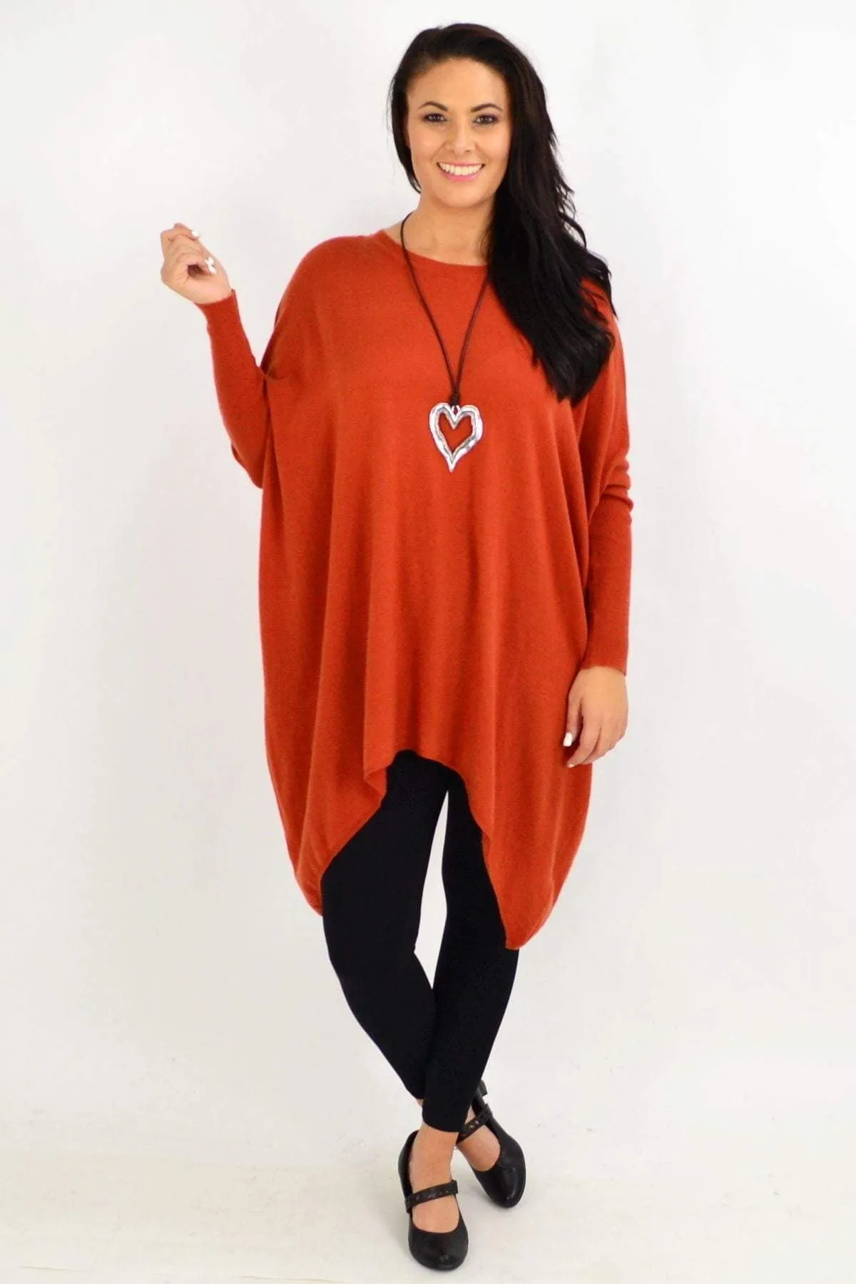 Rust Snuggle up Tunic Top