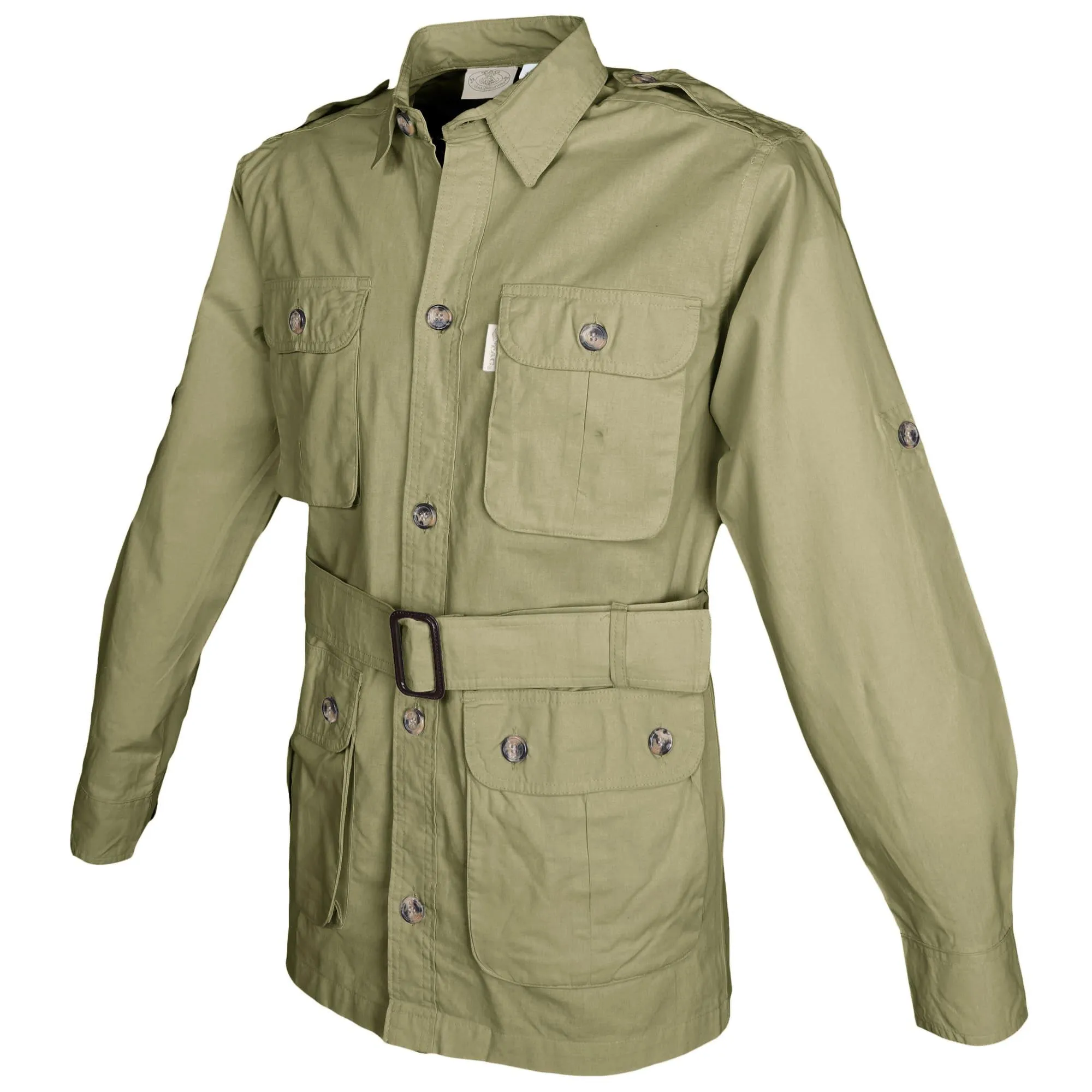 Safari Jacket for Men - Khaki