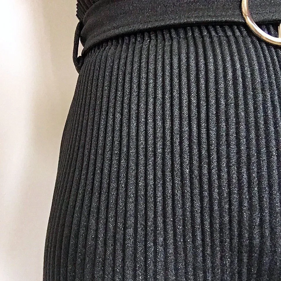 SHIMMER PLEATED TROUSERS