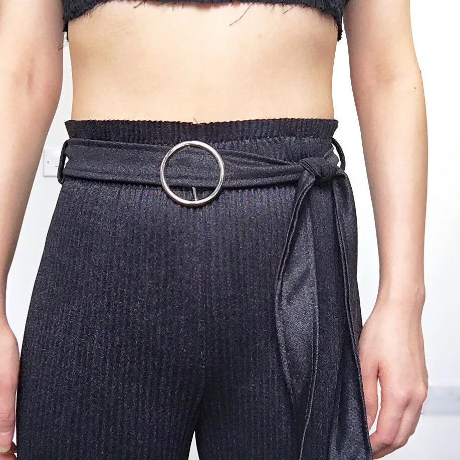 SHIMMER PLEATED TROUSERS