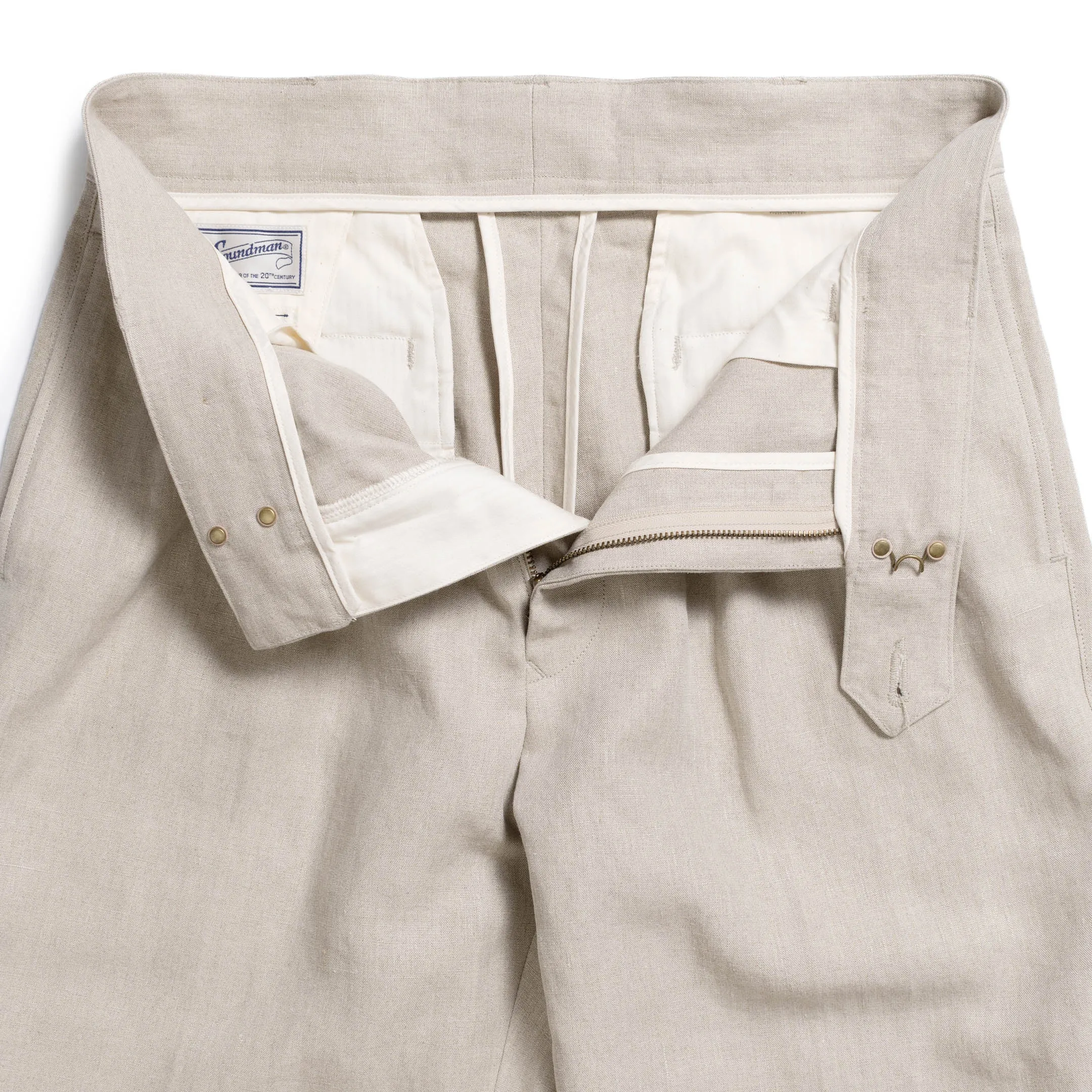Soundman Clarke Trouser Linen Beige