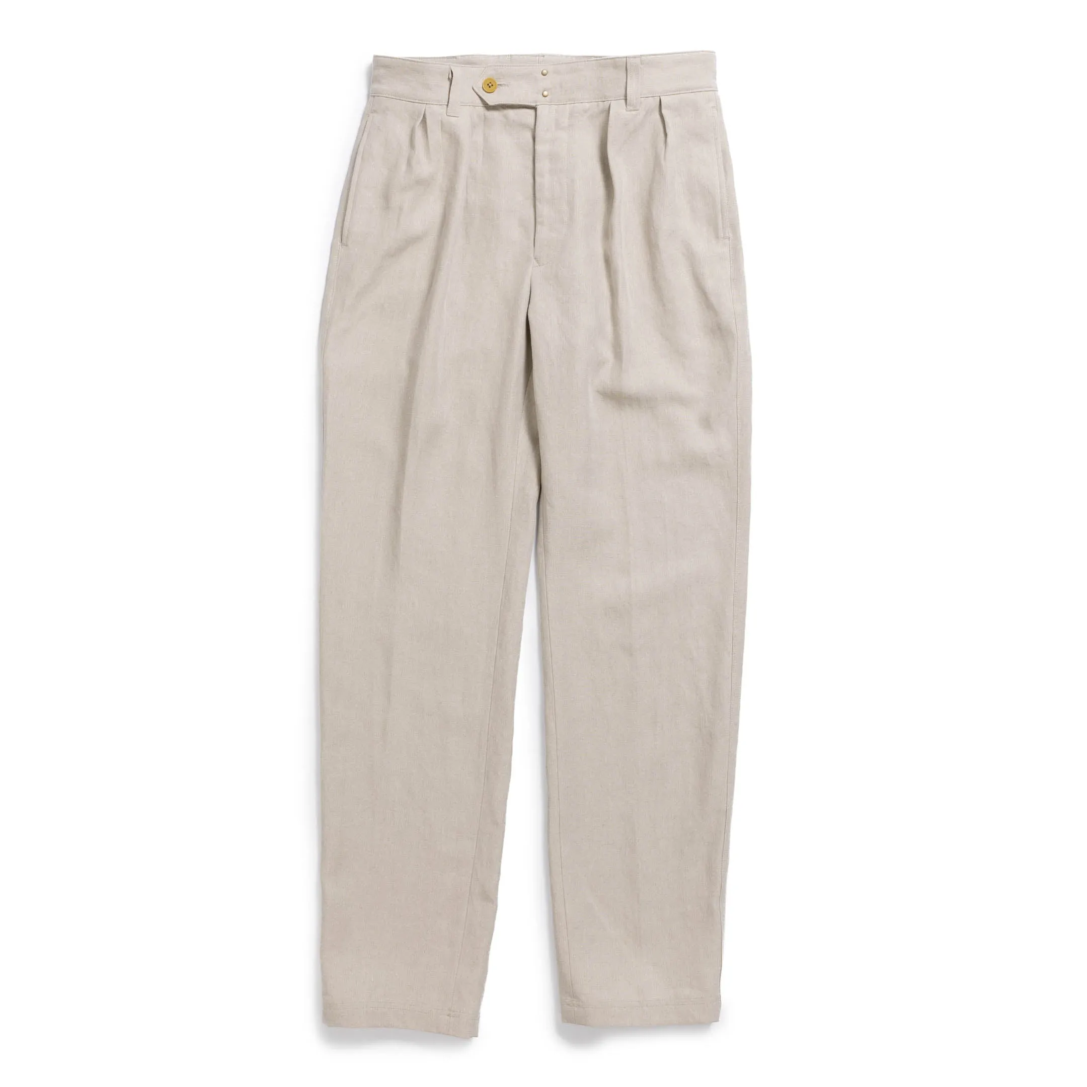 Soundman Clarke Trouser Linen Beige