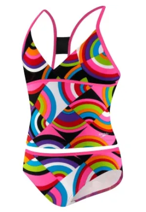 SPEEDO Circular Motion Butterfly Back Tankini 2-PC. (7-16)