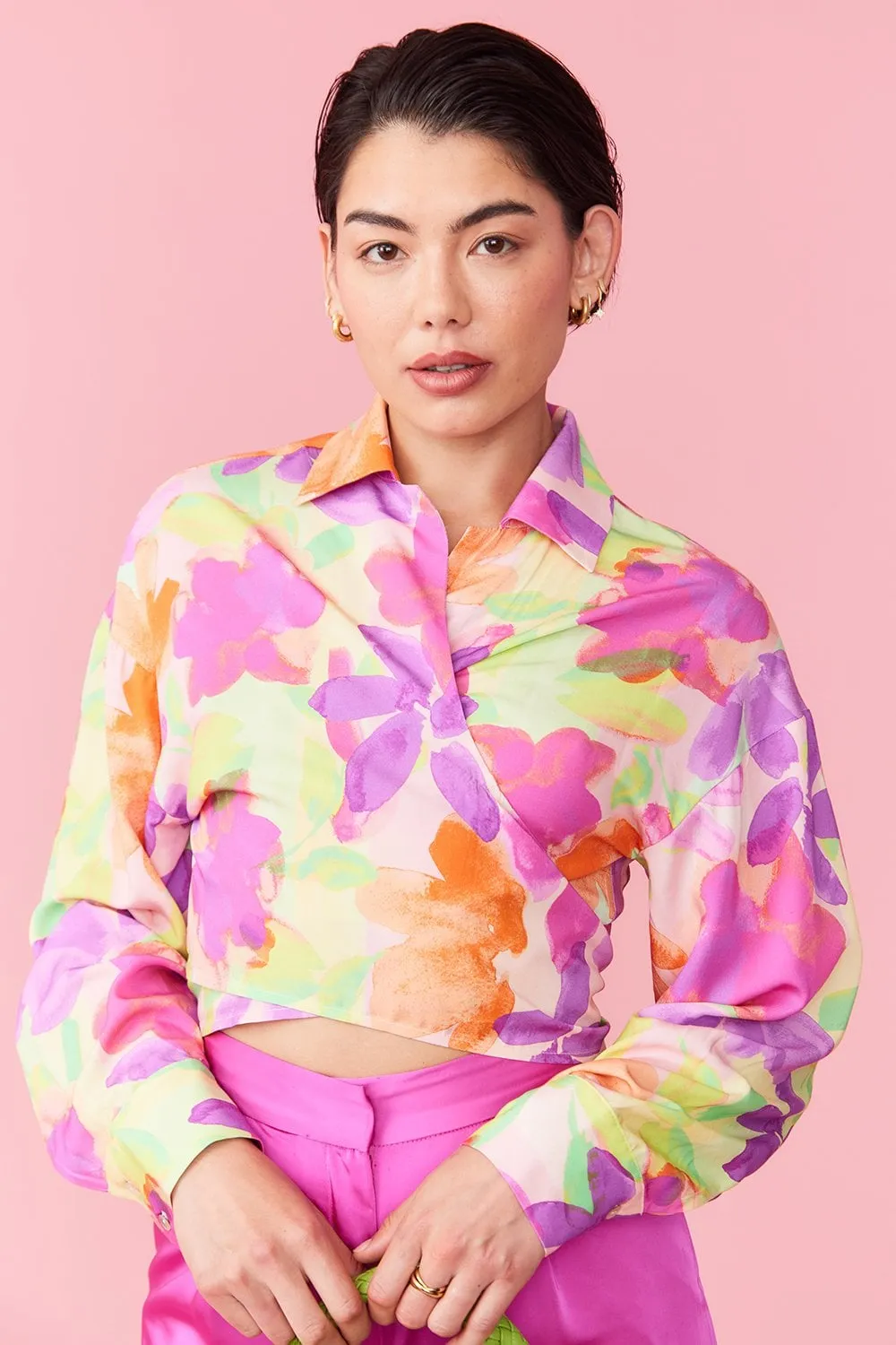 Sustainable Rose Petal Fibre Blouse