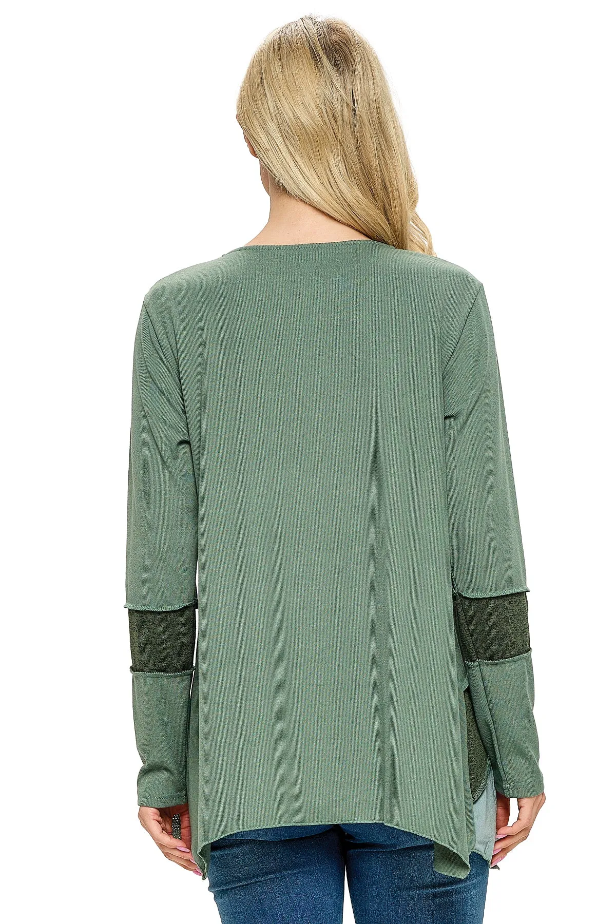 Tunic Top Boho Patchwork Casual Lace