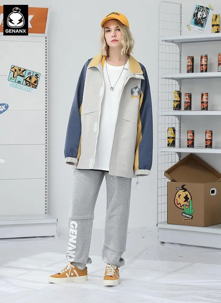 Urban Cartoon Print Graphic Couple Jacket