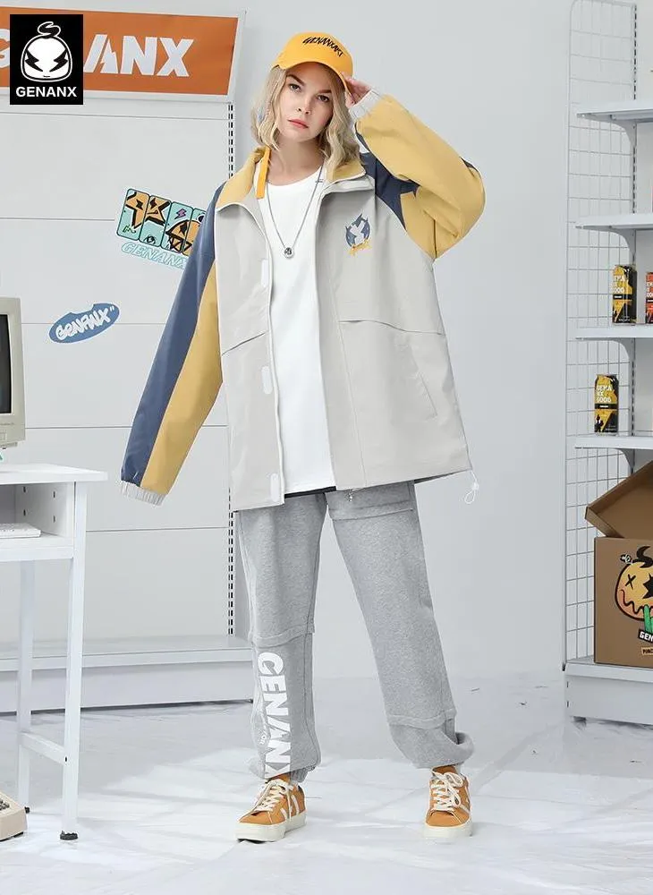 Urban Cartoon Print Graphic Couple Jacket