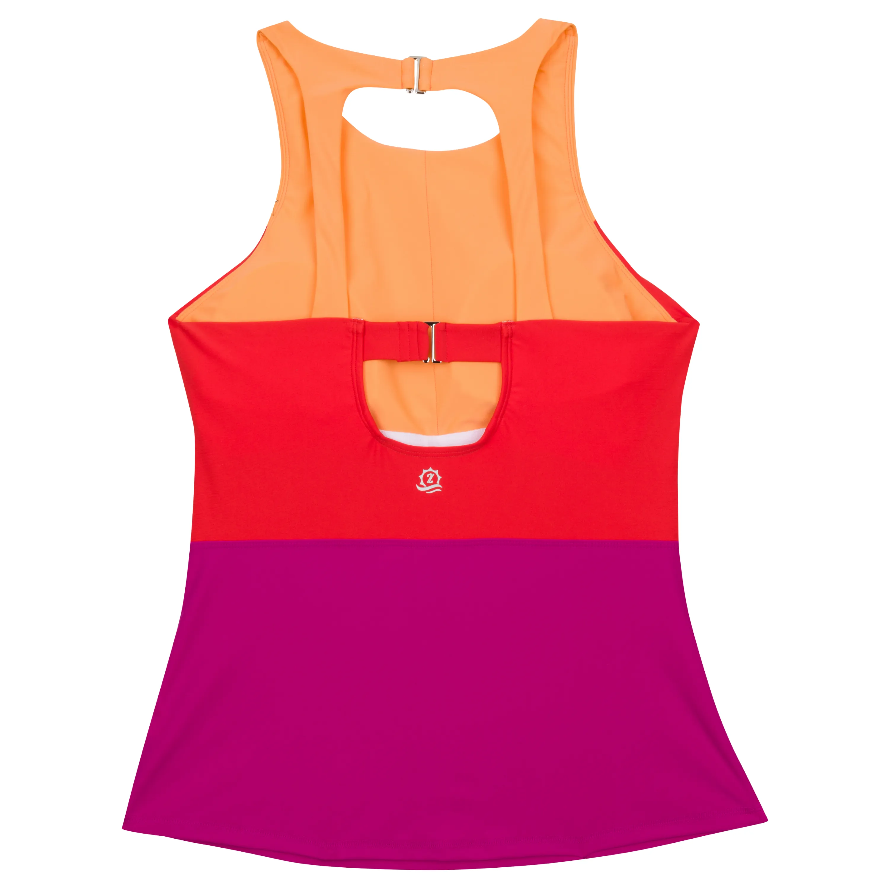 Women’s High Neck Fitted Tankini Top | “Color Pop”