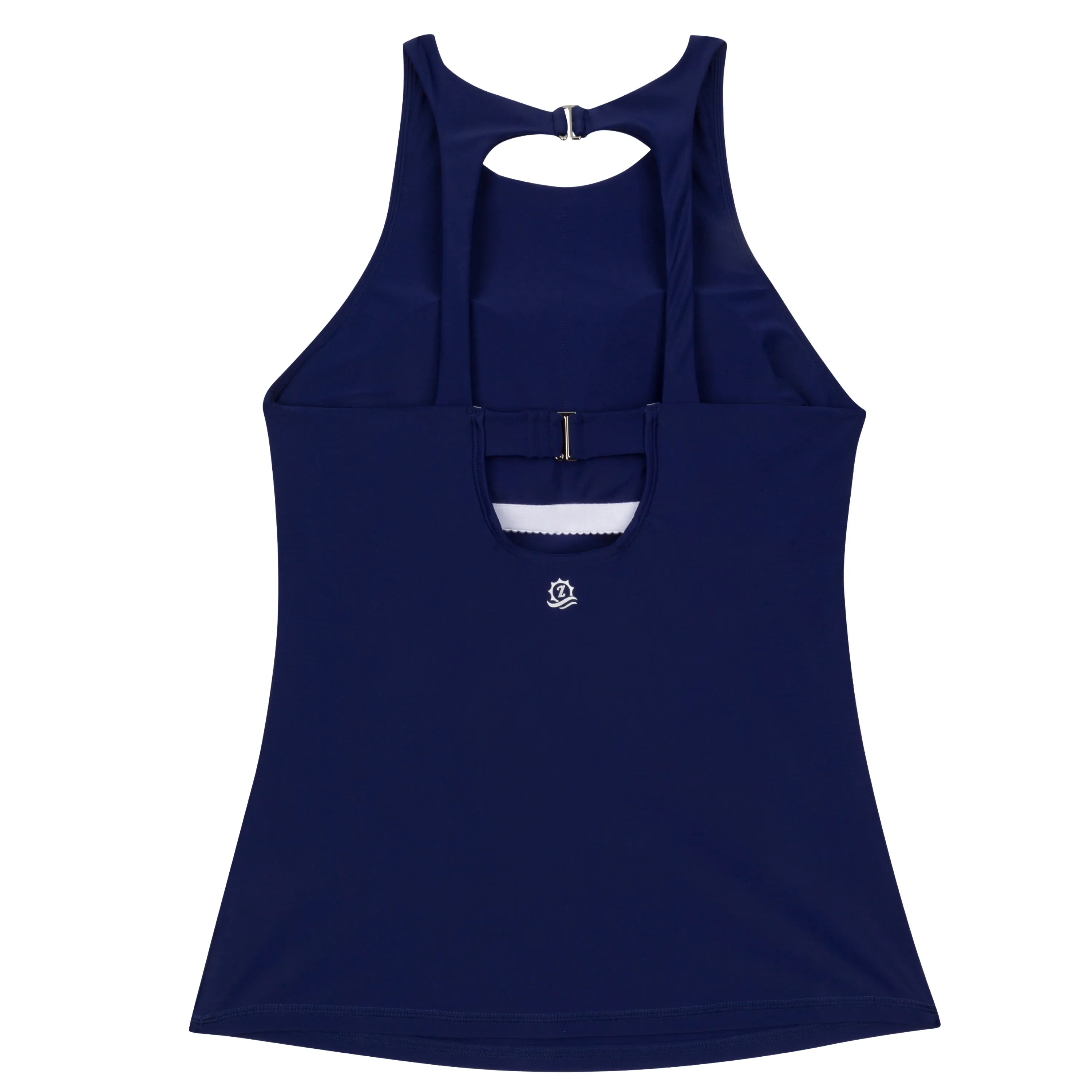 Women’s High Neck Fitted Tankini Top | “Navy”
