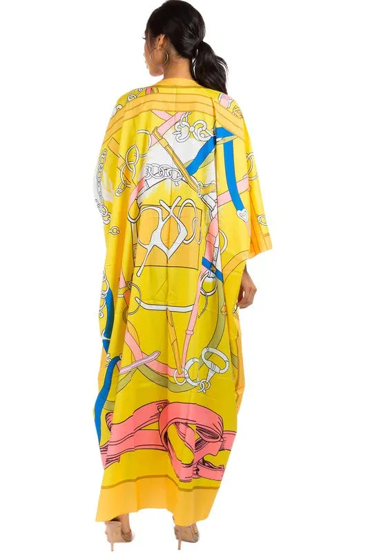 Yellow Maxi Kimono