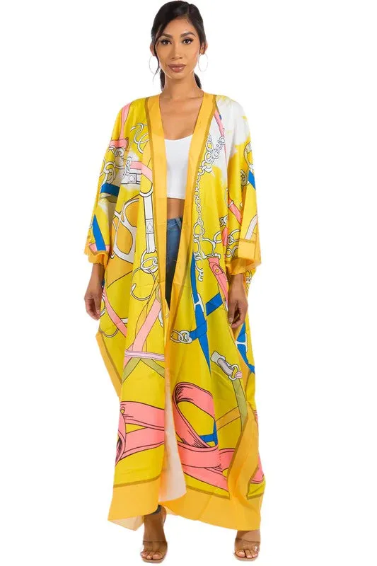 Yellow Maxi Kimono