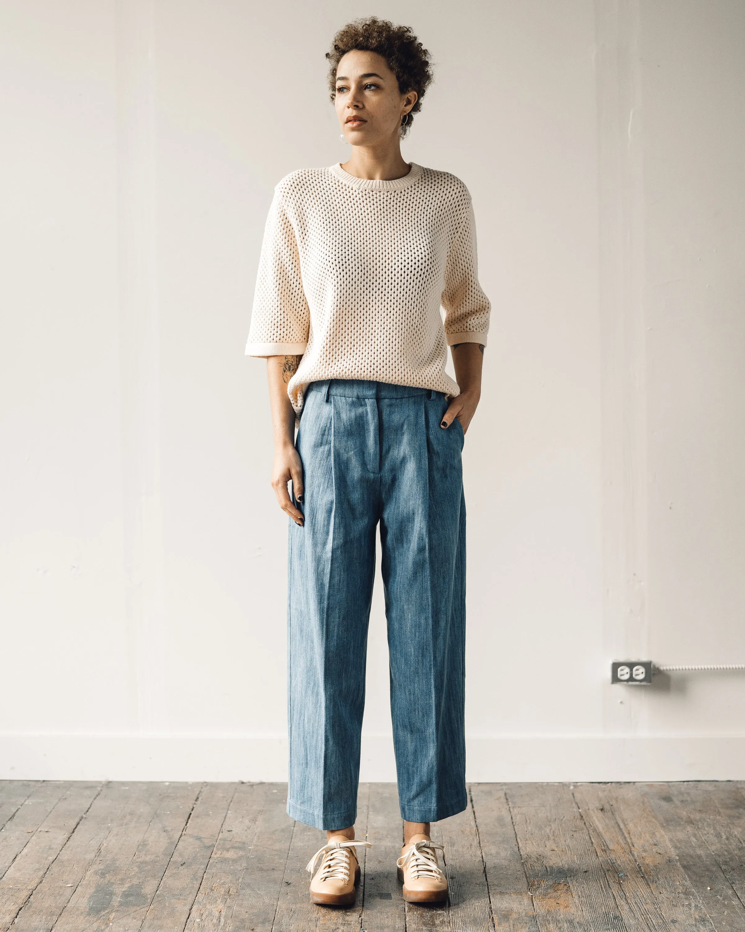 You Must Create Market Trouser, Indigo Bleach