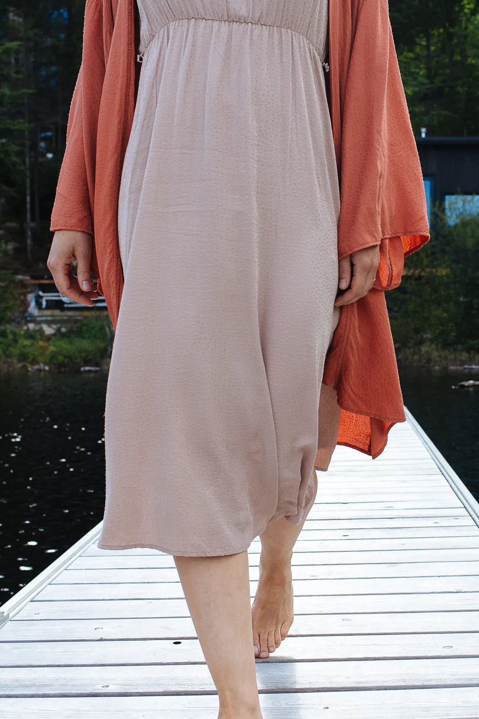 Zen Boho Kimono - Clay